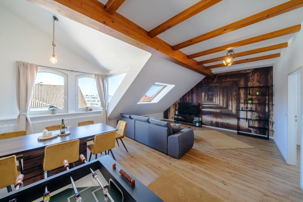 Stylisches Penthouse zentral Tischfussball 100m2 Wii Hannover Exterior foto